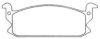 AISIN ASN-113 Brake Pad Set, disc brake